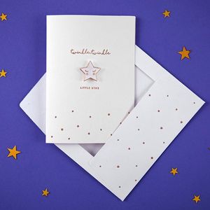 Wenskaart Twinkle Little Star 14,8cm