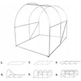 Gardenline - kweekkas - frame - kader - 2 segmenten - 2x2x2 m