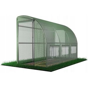 Gardenline - Muurkas - 3 segmenten - 400x150x200 cm - groen