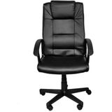 Malatec Boston bureaustoel - directie stoel - ergonomisch - verrijdbaar - zwart