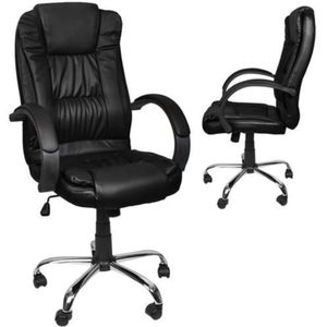 Malatec New York bureaustoel - directie stoel - ergonomisch - verrijdbaar - zwart