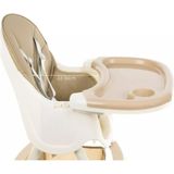 Kinderstoel 3 in 1 - 5 punts veiligheidsgordel - Beige