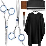 Haarstyling Set - 7-delige - Zwart - Hoogwaardig Staal