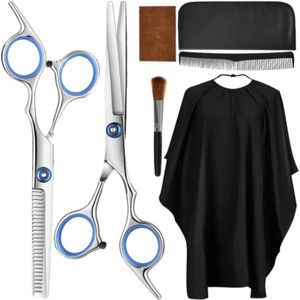 Haarstyling Set - 7-delige - Zwart - Hoogwaardig Staal
