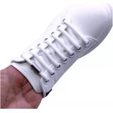 Malatec - Schoenveters - Wit - Elastisch - 2 Stuks