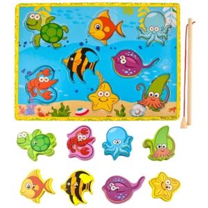 Kruzzel Puzzel "Visjes" - Magnetisch Visspel voor Kinderen