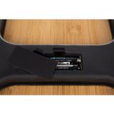 Ruhhy Bamboe Badkamerweegschaal met LCD - Stijlvol en Praktisch