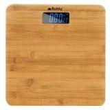 Ruhhy Bamboe Badkamerweegschaal met LCD - Stijlvol en Praktisch