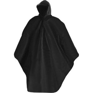 Regenponcho Zwart Unisex