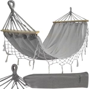 Gardlov XXL Hangmat voor 2 personen – met Spreidstokken - tot 250 kg