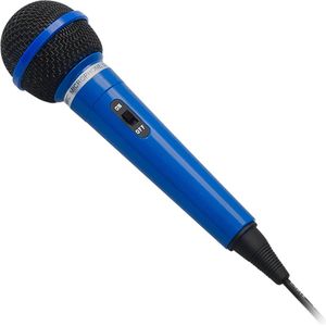 Blow - Dynamische microfoon 6.3mm PR-M-202, 100Hz - 12.5kHz - Blauw