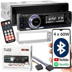 BLOW - AVH 8603 - 1-DIN Bluetooth Autoradio - RDS - USB - AUX - SD Card - 4x60W