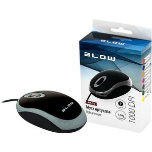 Optische, bedrade muis WIRED MP-20 BLOW USB 100DPI grijs