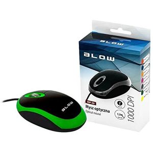 Blow - MP-20 - Muis - Zwart - Bedraad - USB Type-A - 1000 DPI