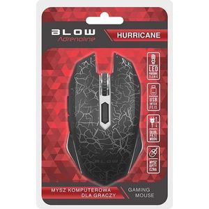 Blow - HURRICANE - Optische Muis - Blauw - Bedraad - 2400 DPI