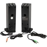 Blow - 2 in 1 Bluetooth-luidspreker - Set van 2 pc-speakers - RGB LED-verlichting