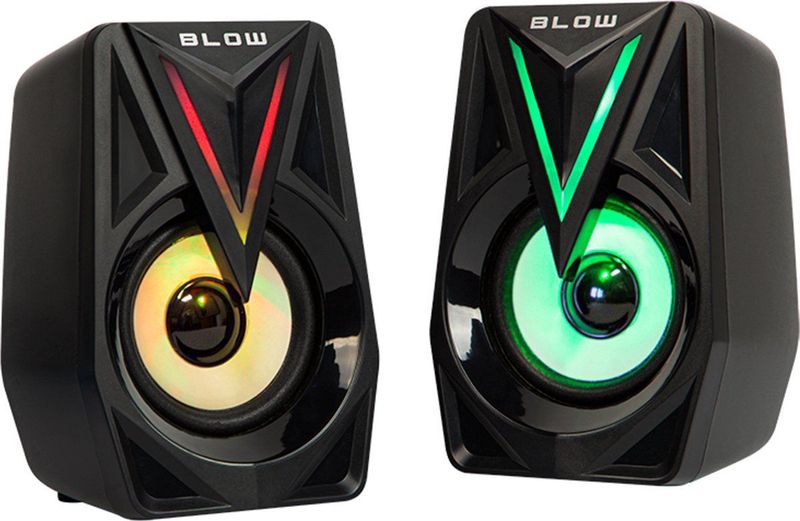 Blow - 2.0 PC-Luidsprekers - LED Achtergrondverlichting - USB Voeding
