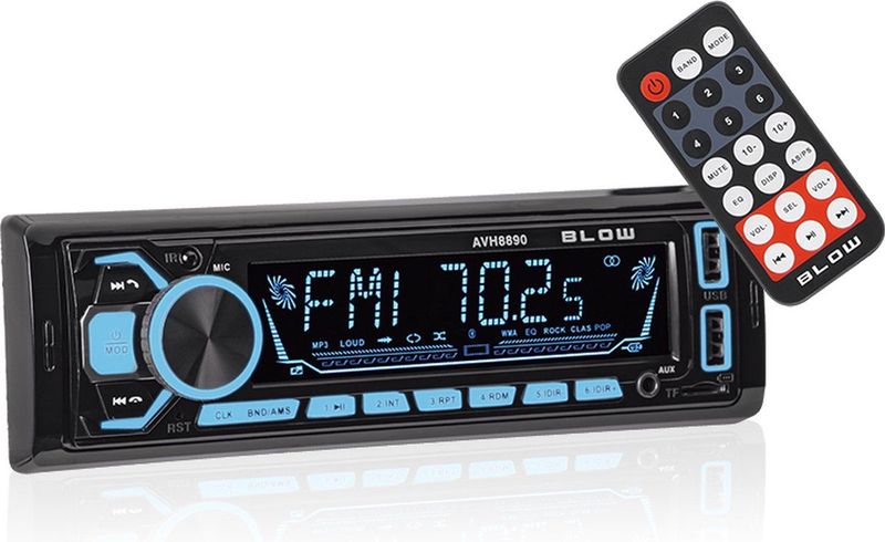 Blow - AVH-8890 - Autoradio - Zwart - LCD-Display - Bluetooth Ondersteuning