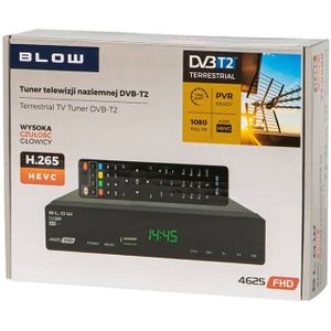 Blow Leverancier heeft geen productnaam opgegeven (DVB-T2), TV-ontvanger, Zwart