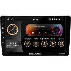 Blow, Autoradio, Radio AVH-9991 1DIN 9 Android/WiFi/GPS/CARPLAY (Android auto)