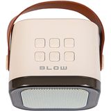 Blow - Karaoke RGB - Bluetooth Speaker - Wit - Oplaadbare Batterij - 2u