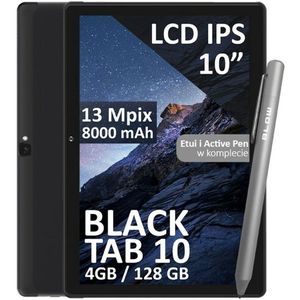 Blow - BlackTAB10 - Tablet - Zwart - 10,1 inch - 128 GB - 4G LTE