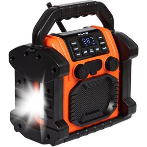 BLOW RA14 - Bluetooth Bouwradio - Oranje - Bluetooth 5.1 - 20W RMS