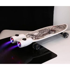 Fire Skateboard - Wit