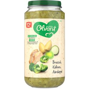 Olvarit Babymaaltijd 12+ Maanden – Broccoli Kalkoen Aardappel – 6 X 250g