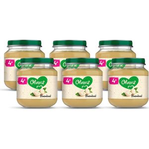 Olvarit Babymaaltijd 4+ Maanden – Bloemkool – 6 x 125g