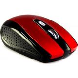 Media-Tech RATON PRO - draadloos optical mouse, 1200 cpi, 5 buttons, kleur rood