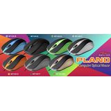 Media-Tech PLANO - Optical mouse 800 cpi, 3 buttons + scrolling wheel, USB interface