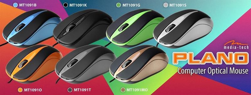 Media-Tech - MS.11200.014 - Muis - Zwart - Bedraad