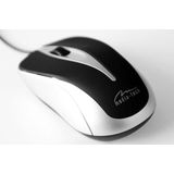 Media-Tech - Plano - Muis - Zilver - Optische Sensor - Ergonomisch Ontwerp