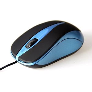 Media-Tech PLANO - Optical mouse 800 cpi, 3 buttons + scrolling wheel, USB interface