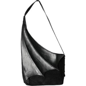 Restyle - Winged Hobo Bag Schoudertas - Zwart