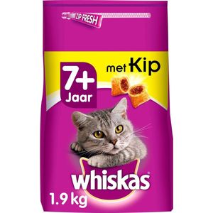 Whiskas Kattenvoer Senior Kip 1,9 Kg