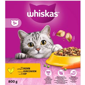 Whiskas 1+ Adult Katten Droogvoer Kip 800 gr