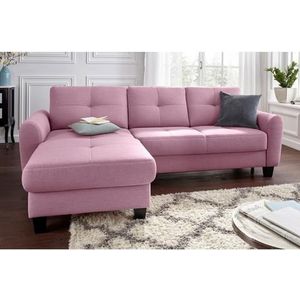 sit&more Ecksofa »Varese L-Form«, mit Federkern, wahlweise mit Bettfunktion und Stauraum