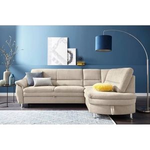 sit&more Ecksofa »Cardoso L-Form«, mit Federkern, wahlweise mit Bettfunktion und Schubkasten
