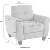 sit&more Sessel »Varese«, inklusive Federkern