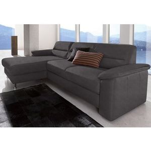 sit&more Ecksofa »Ascara L-Form«, inklusive Boxspring/Federkern-Polsterung, wahlweise mit Bettfunktion