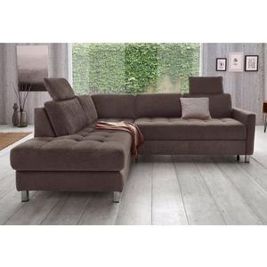 sit&more Ecksofa "Pablo L-Form", wahlweise mit Bettfunktion