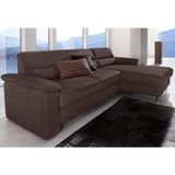 sit&more Ecksofa »Ascara L-Form«, inklusive Boxspring/Federkern-Polsterung, wahlweise mit Bettfunktion