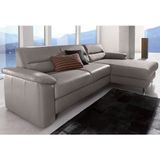 sit&more Ecksofa "Ascara L-Form", inklusive Boxspring/Federkern-Polsterung, wahlweise mit Bettfunktion