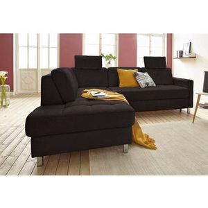 sit&more Ecksofa »Pablo L-Form«, wahlweise mit Bettfunktion und Bettkasten