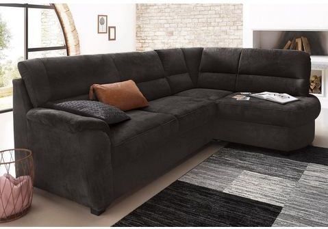 sit&more Ecksofa "Pandora L-Form", wahlweise mit Bettfunktion und Bettkasten