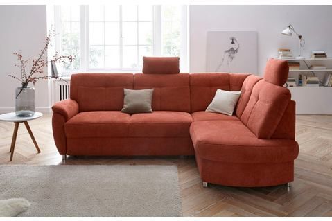 sit&more Ecksofa "Sonoma L-Form", wahlweise mit Bettfunktion und Bettkasten