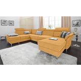 sit&more Wohnlandschaft "Avignon U-Form", wahlweise mit Bettfunktion und Stauraum, inklusive Kopfteilverstellung