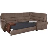 sit&more Ecksofa »Pandora L-Form«, wahlweise mit Bettfunktion und Bettkasten